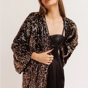 Disco Nights Sequin Cardigan